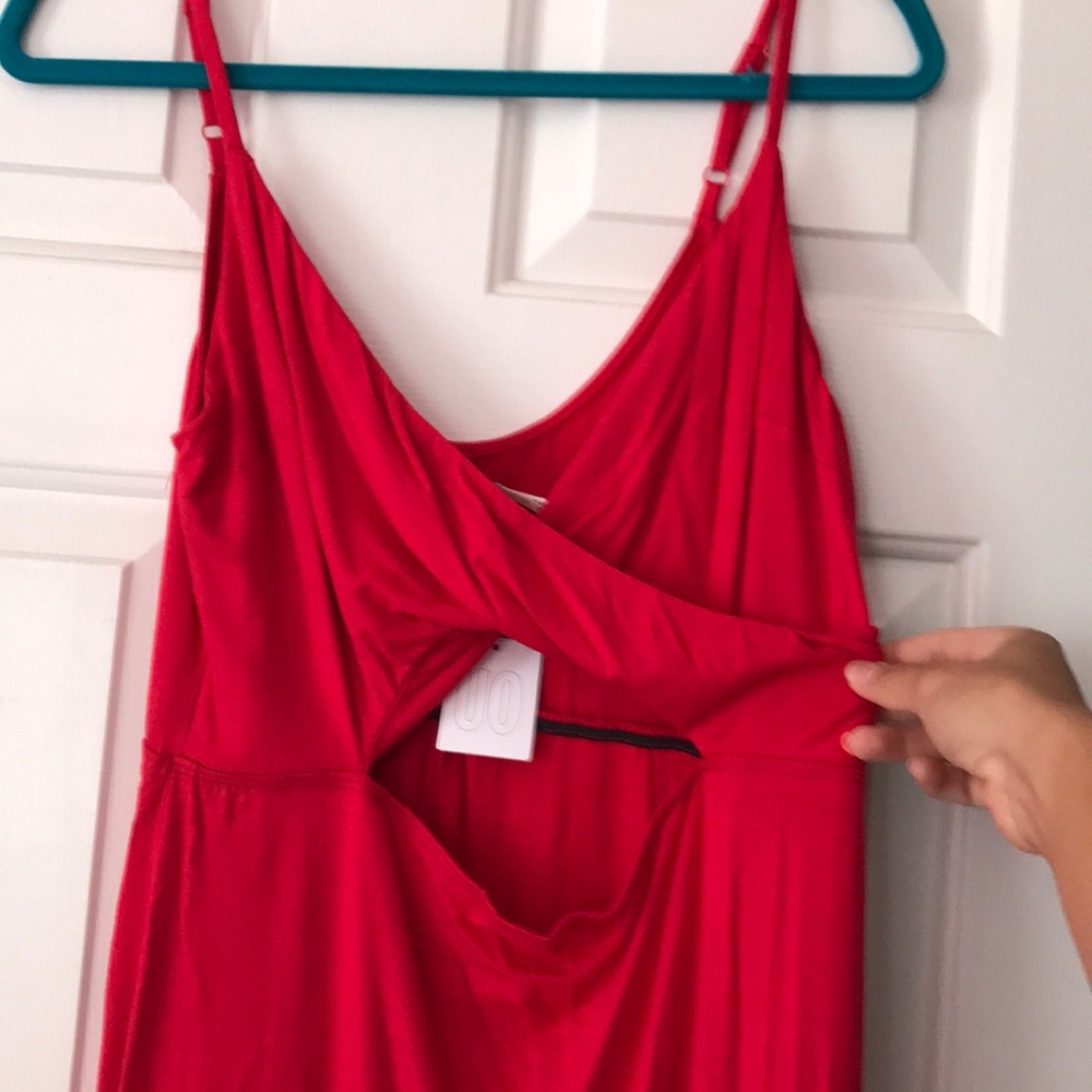 Urban Outfitters Red Dress w cutout - Picture 3 of 4
